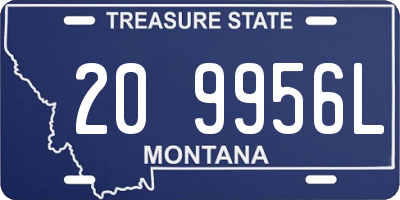 MT license plate 209956L