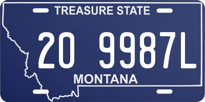 MT license plate 209987L