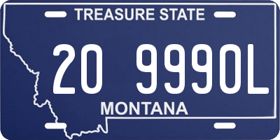 MT license plate 209990L