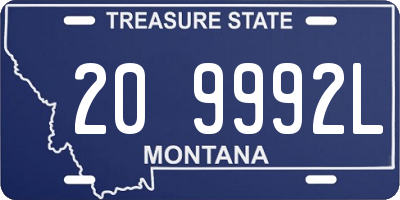 MT license plate 209992L