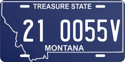 MT license plate 210055V