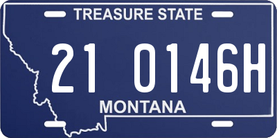 MT license plate 210146H