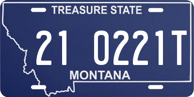MT license plate 210221T