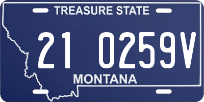 MT license plate 210259V