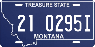 MT license plate 210295I