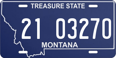 MT license plate 210327O
