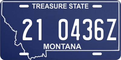 MT license plate 210436Z