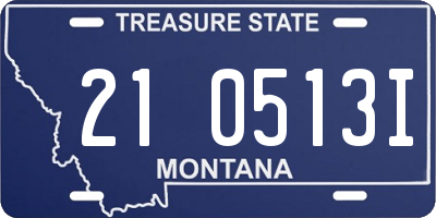 MT license plate 210513I