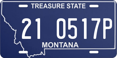 MT license plate 210517P