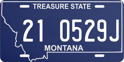 MT license plate 210529J