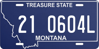MT license plate 210604L