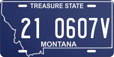 MT license plate 210607V
