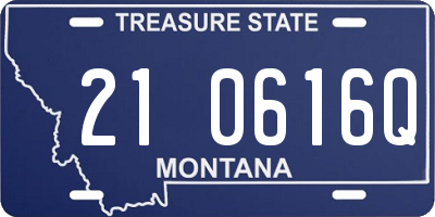 MT license plate 210616Q