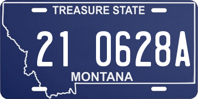 MT license plate 210628A