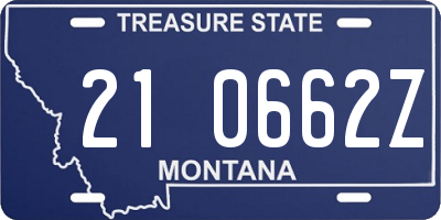 MT license plate 210662Z