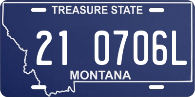MT license plate 210706L