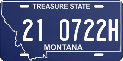 MT license plate 210722H