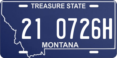MT license plate 210726H