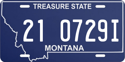 MT license plate 210729I