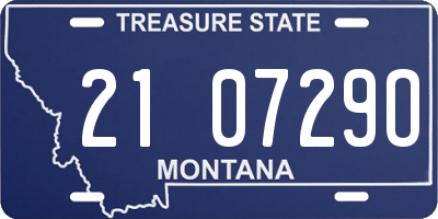 MT license plate 210729O