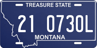 MT license plate 210730L