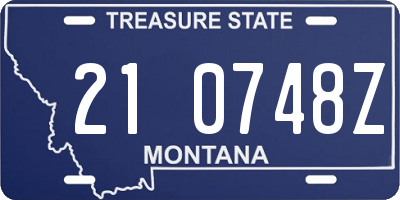MT license plate 210748Z