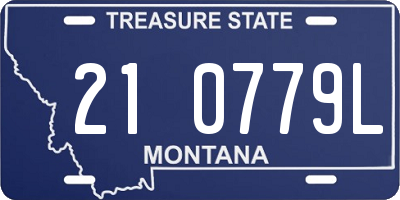 MT license plate 210779L