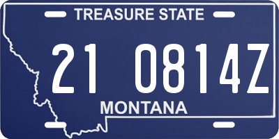 MT license plate 210814Z