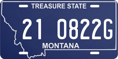 MT license plate 210822G