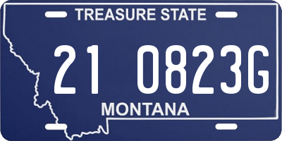 MT license plate 210823G
