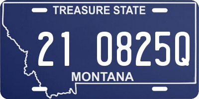MT license plate 210825Q