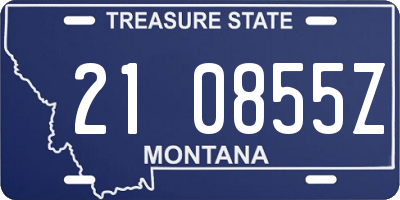 MT license plate 210855Z