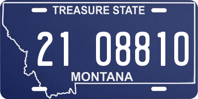 MT license plate 210881O
