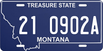 MT license plate 210902A