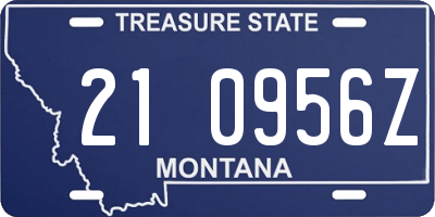 MT license plate 210956Z