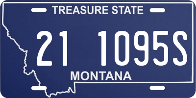 MT license plate 211095S