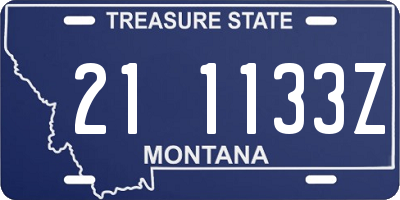 MT license plate 211133Z