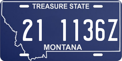 MT license plate 211136Z