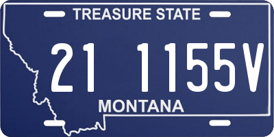 MT license plate 211155V