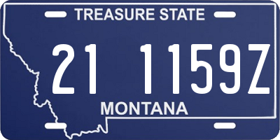 MT license plate 211159Z