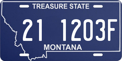 MT license plate 211203F