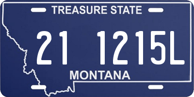 MT license plate 211215L