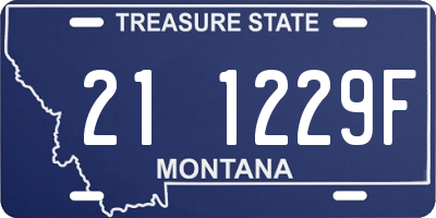 MT license plate 211229F