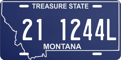 MT license plate 211244L