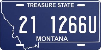MT license plate 211266U