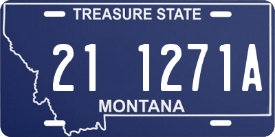 MT license plate 211271A