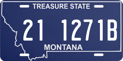 MT license plate 211271B