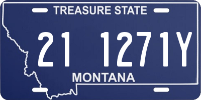 MT license plate 211271Y