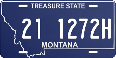 MT license plate 211272H