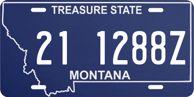MT license plate 211288Z